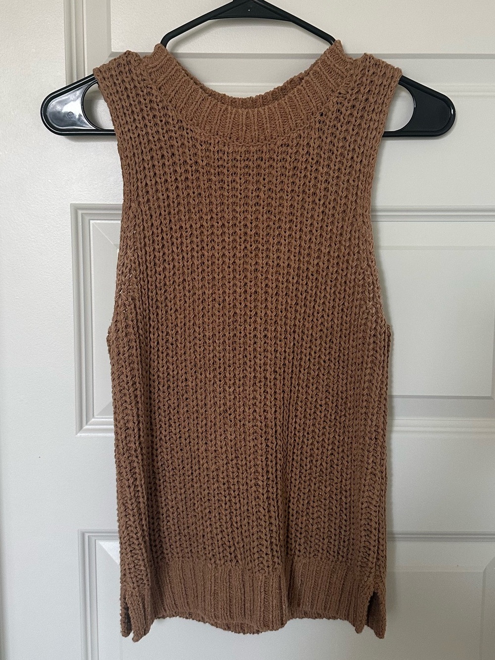 Abercrombie Sleeveless Knit Tank Sweater - Brown - Picture 1 of 5